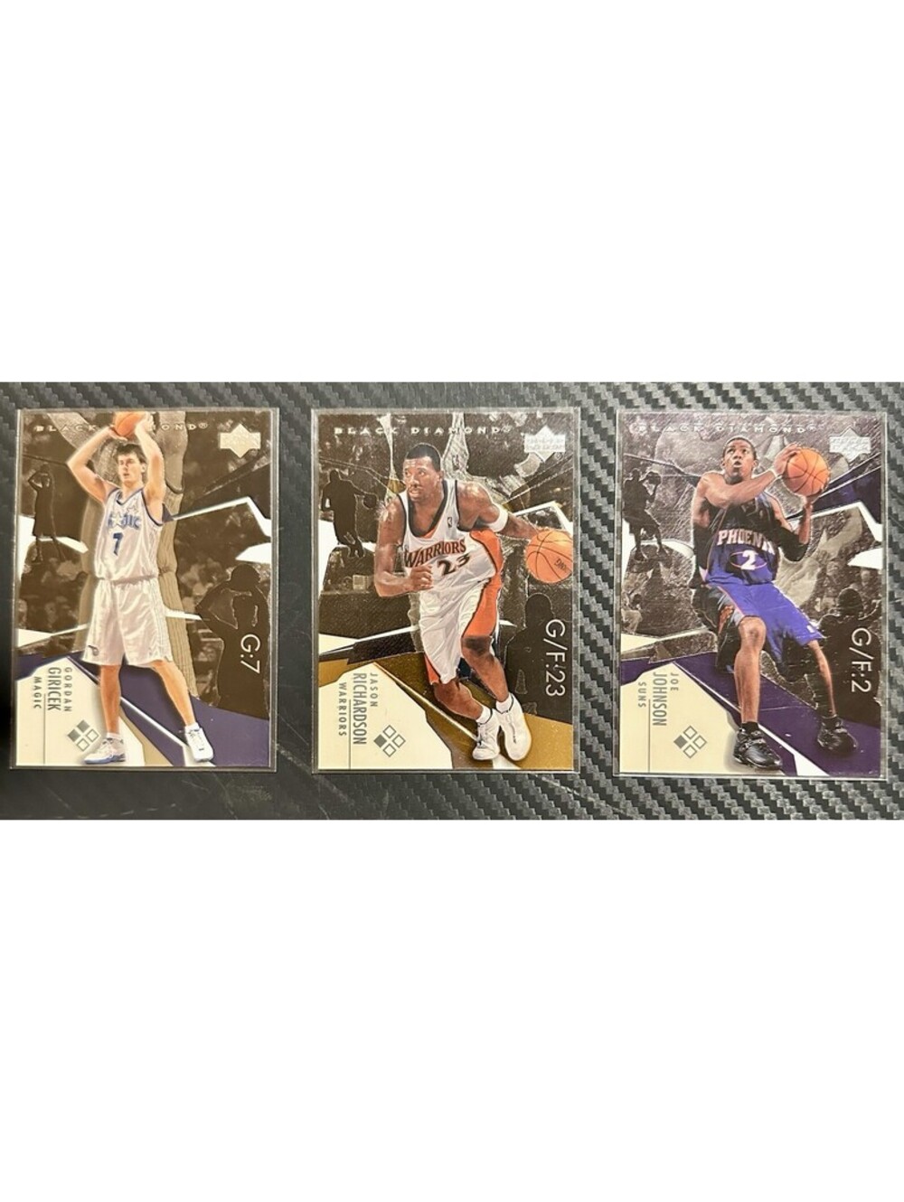 2002-03 Upper Deck Diamond Collection Joe Johnson Jason Richardson Giricek Lot
